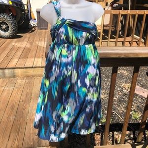 Ann Taylor LOFT One Strap Summer Dress Size 0